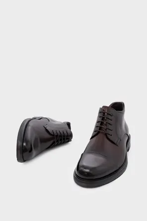 Ботинки на шнуровке в оттенке сигаро Twofeet фото 2