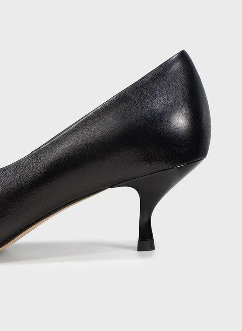 Туфли из кожи в черном цвете Twofeet фото 8