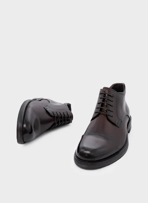 Ботинки на шнуровке в оттенке сигаро Twofeet фото 2