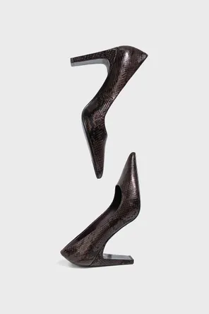 Туфли с тиснением serpente Twofeet фото 2