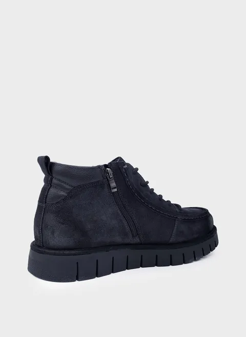 Ботинки кеды из замши с рельефной подошвой Twofeet фото 6