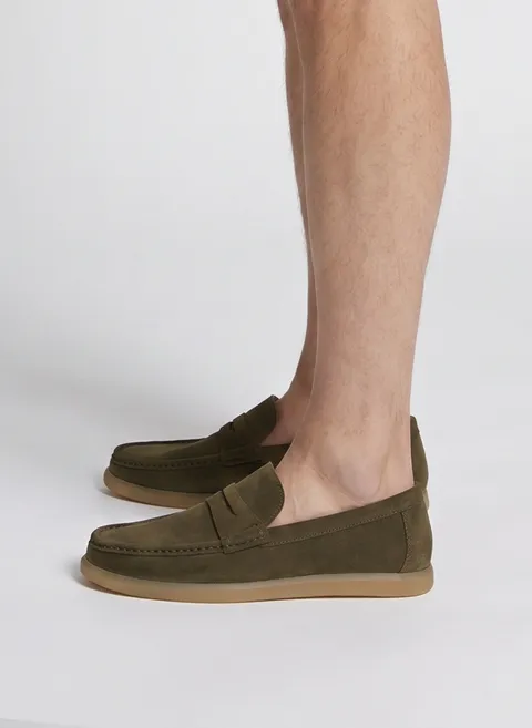 Лоферы в цвете хаки Twofeet фото 5