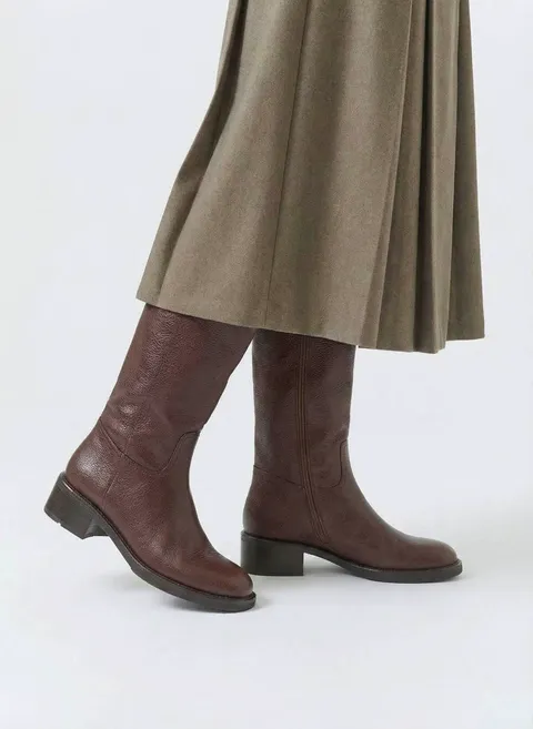Сапоги классического дизайна в оттенке сигаро Twofeet фото 5