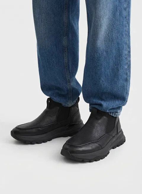 Ботинки из кожи в стиле челси Twofeet фото 5
