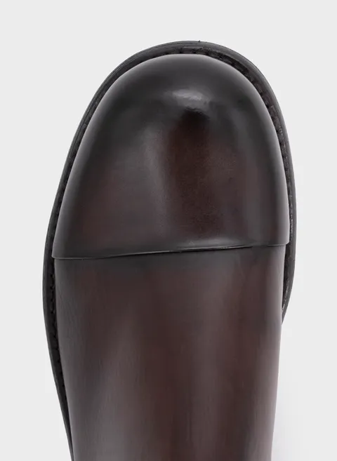 Челси из гладкой кожи в оттенке сигаро Twofeet фото 9