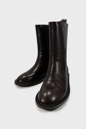 Ботинки TESS темно-коричневого цвета Twofeet фото 2