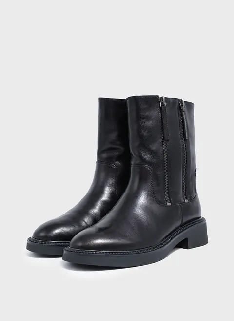 Ботинки с меховым подкладом с двойной молнией Twofeet фото 5