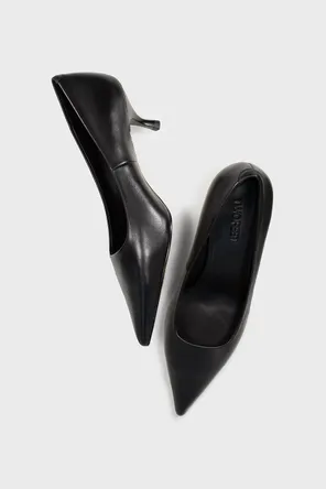 Туфли из кожи в черном цвете Twofeet фото 2