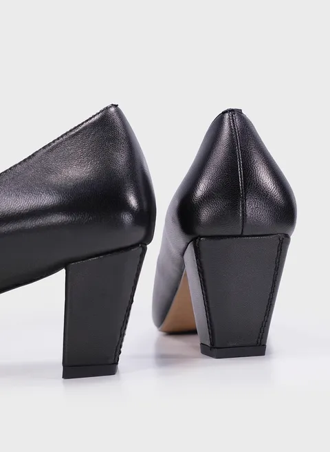 Туфли акцентным графичным каблуком Twofeet фото 2