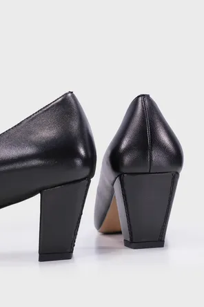 Туфли акцентным графичным каблуком Twofeet фото 2