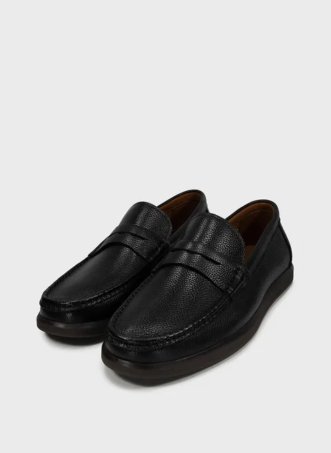 Лоферы из мягкой зернистой кожи Twofeet фото 4