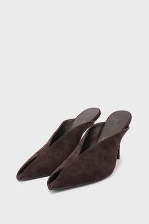 Мюли в кофейном цвете Twofeet фото 3