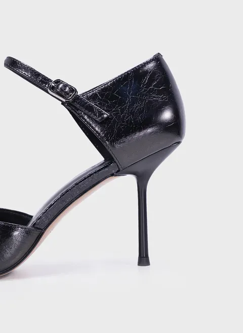 Туфли с ремешком из фактурной кожи Twofeet фото 8