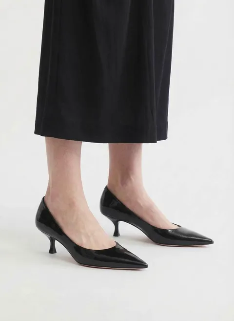Туфли из лакированной кожи в классическом дизайне Twofeet фото 5