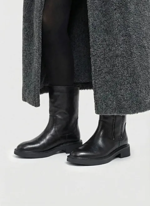 Ботинки с меховым подкладом с двойной молнией Twofeet фото 4
